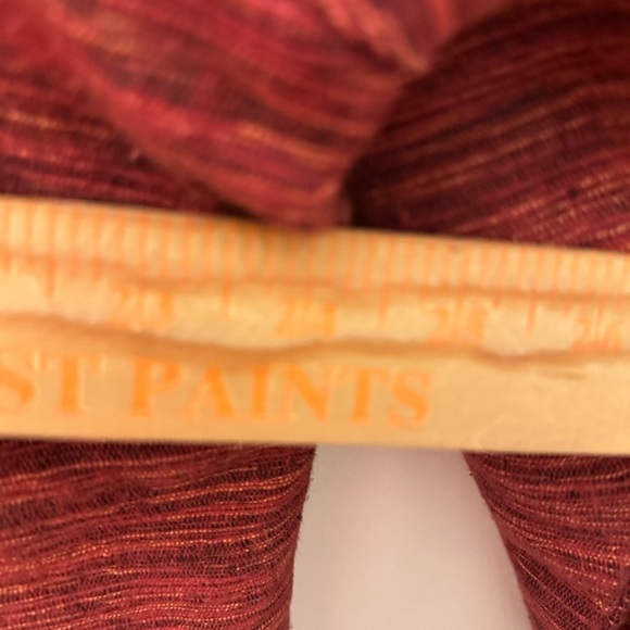 ALEX KIM Woman Red floral painted blazer Cotton 1X artsy novelty grandmacore - Picture 6 of 9